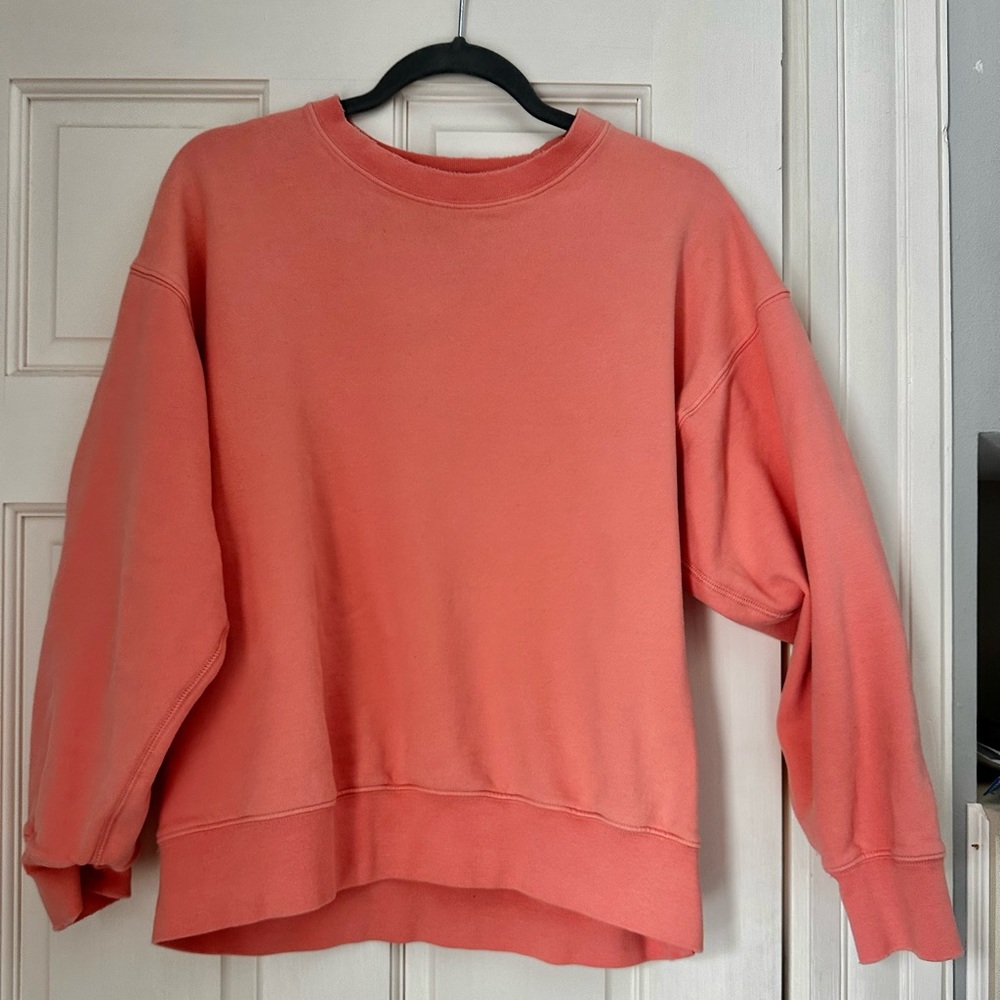 coral American Eagle crewneck